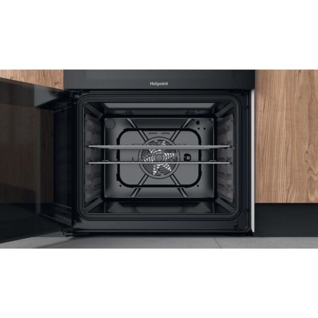 Hotpoint HDM67G9C2CW/UK Double Dual Fuel Cooker - White