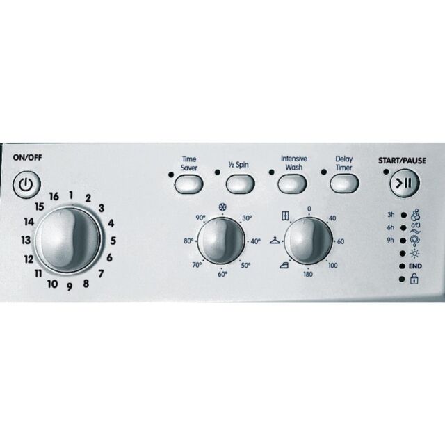 Indesit IWDC 65125 S UK N Ecotime Washer Dryer - Silver