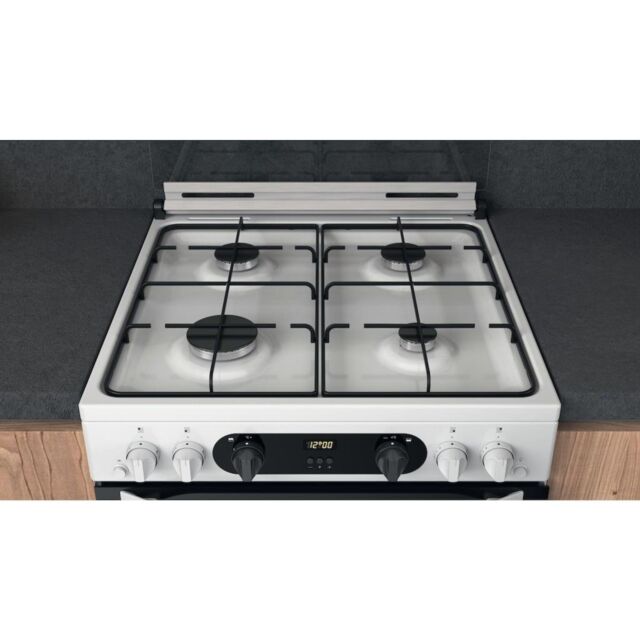 Hotpoint HDM67G0CCW/UK Double Cooker - White