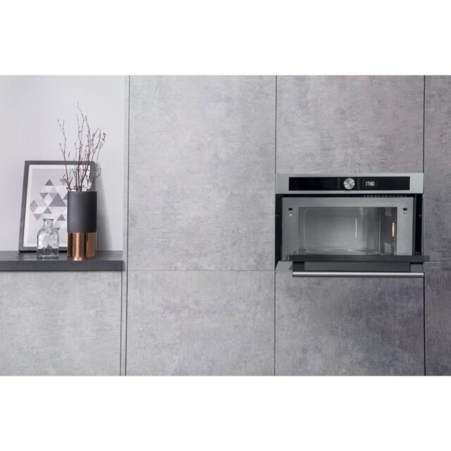 Hotpoint MD 454 IX H Built-In Microwave - Stainless Steel