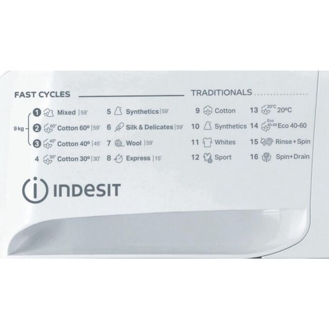 Indesit MTWC 91495 W UK N 9kg 1400 Spin Washing Machine