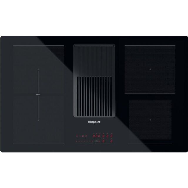 Hotpoint PVH92BK 90cm Vented Induction Hob with Downdraft