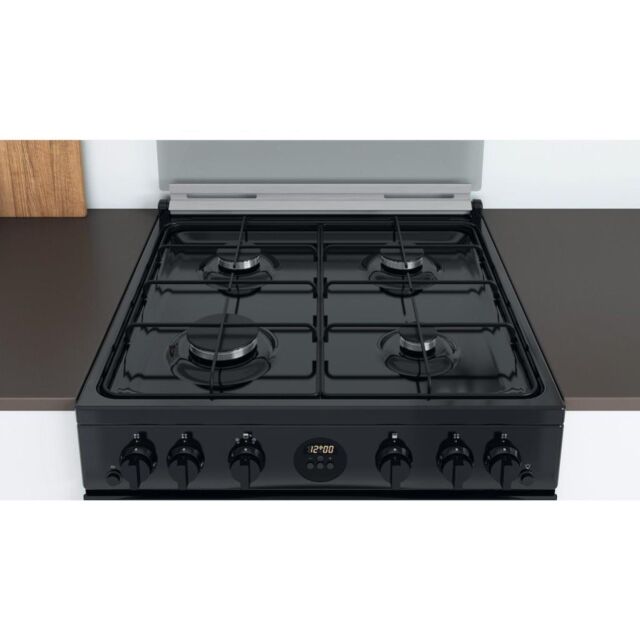 Indesit ID67G0MCB/UK Double Cooker - Black