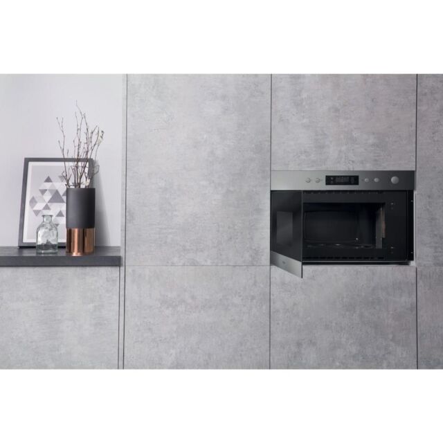 Hotpoint MN 314 IX H Built-In Microwave - Stainless Steel