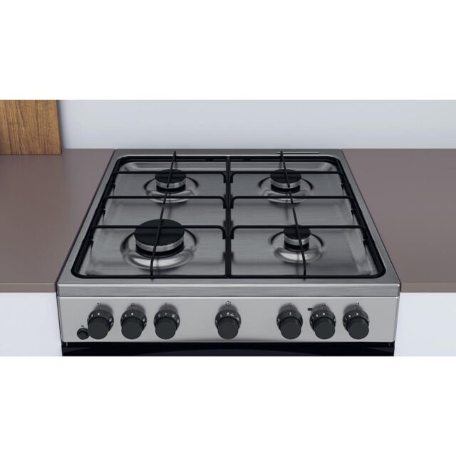 Indesit IS67G5PHX/UK Freestanding 60cm Dual Fuel Cooker