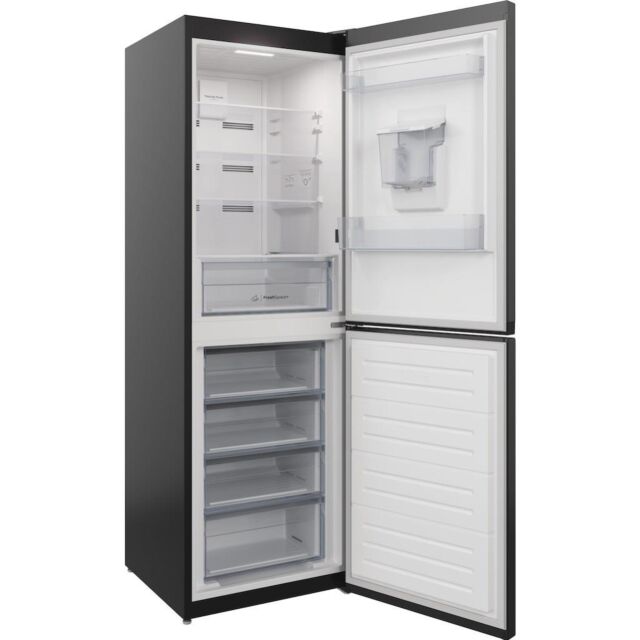 Indesit INFC850TI1KAQUA1 Freestanding Fridge Freezer - Black