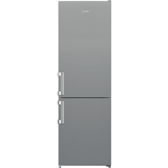 Indesit IKNS 1261 W4UK Freestanding 60/40 Fridge Freezer - Silver
