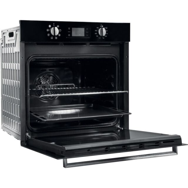 Indesit IFW 6340 BL UK Electric Single Built-In Oven - Black