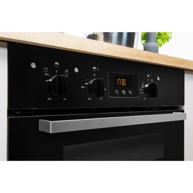 Indesit Aria IDU 6340 BL Electric Built-Under Oven - Black