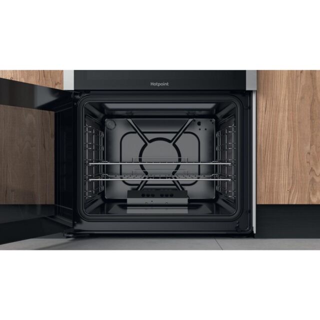 Hotpoint HDM67G0C2CX/U Double Cooker - Inox