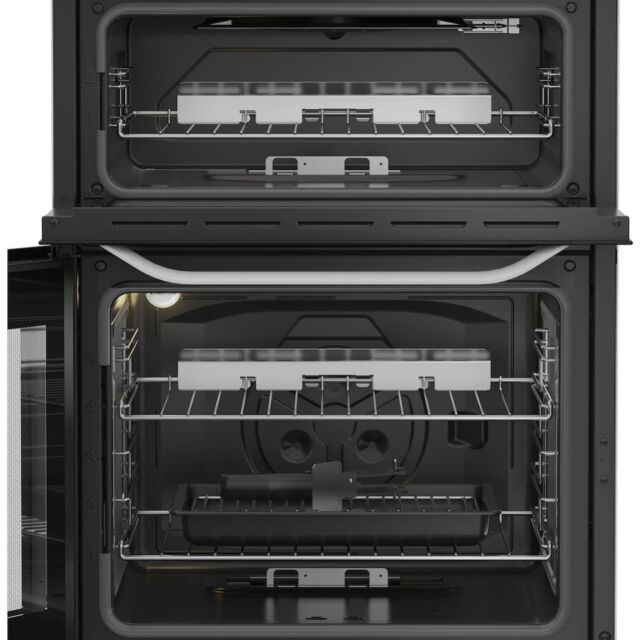 Hotpoint HDG6GDCW Freestanding 60cm Gas Double Cooker - White