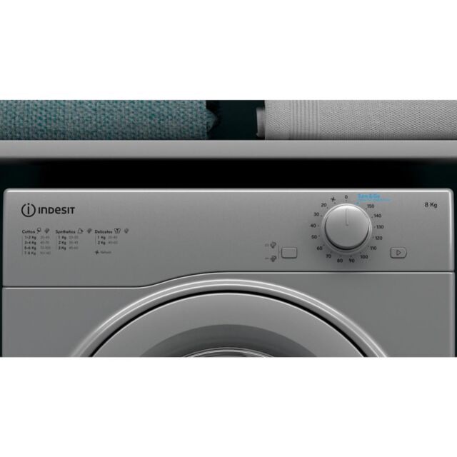 Indesit I1 D80S UK Vented Tumble Dryer - Silver