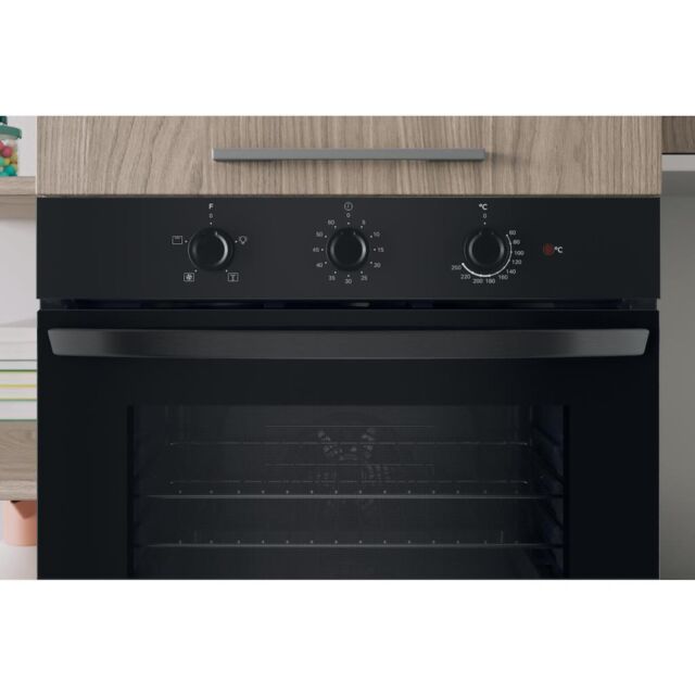 Indesit IO 233 B UK Built-In Single Oven - Black