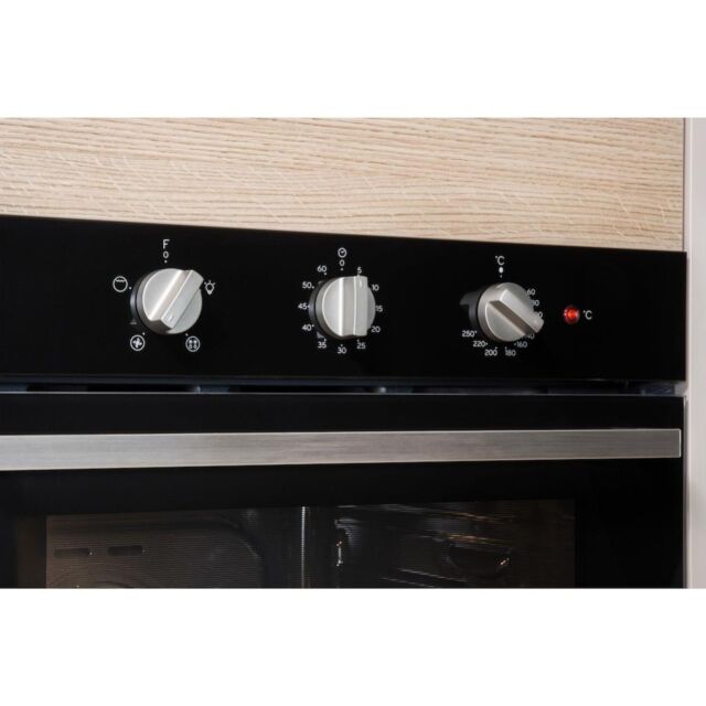 Indesit IFW 6330 BL UK Electric Single Built-In Oven - Black