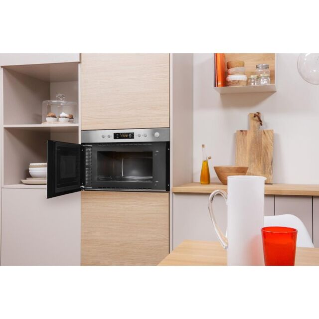 Indesit MWI 5213 IX Built-In Microwave in Stainless Steel
