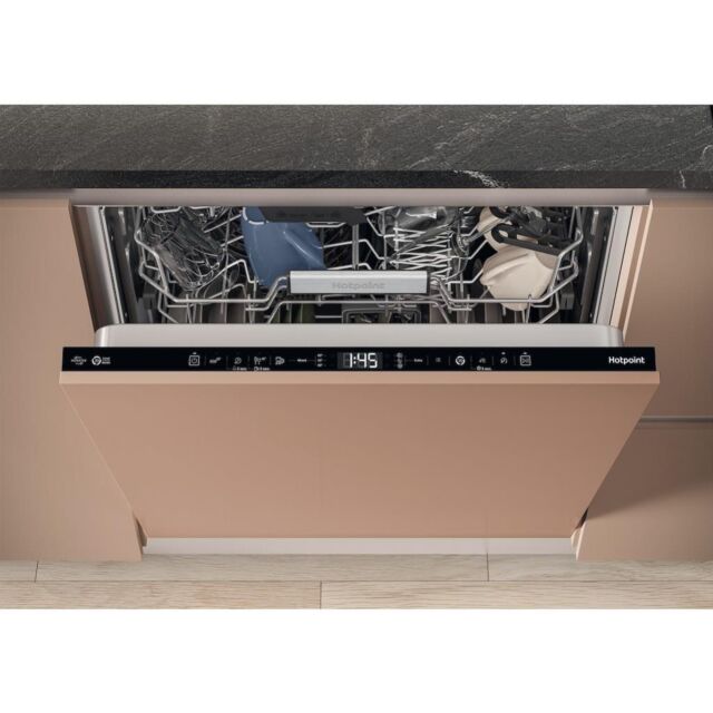Hotpoint Hydroforce H8I HT59 LS UK Built-in 14 Place Setting Dishwasher