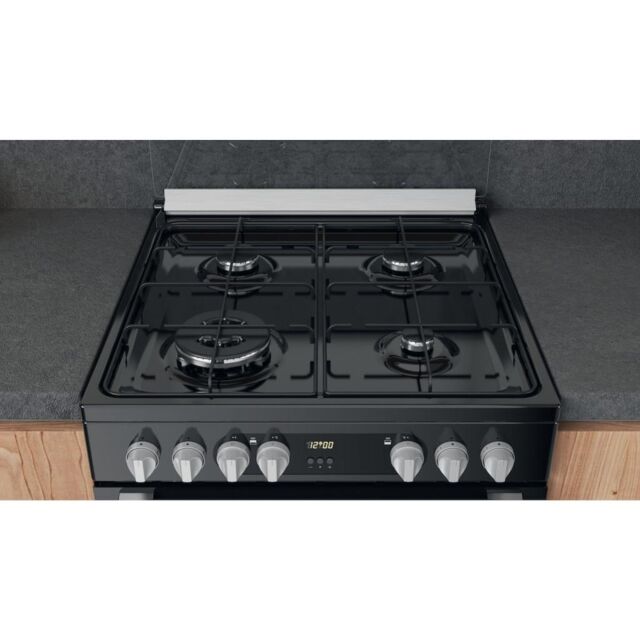Hotpoint HDM67G9C2CSB/UK Dual Fuel Double Cooker - Black
