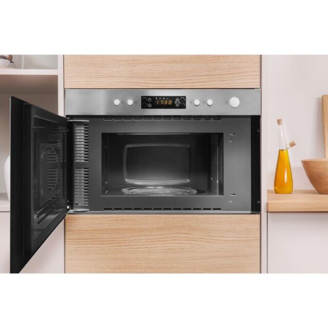 Indesit MWI 5213 IX Built-In Microwave in Stainless Steel