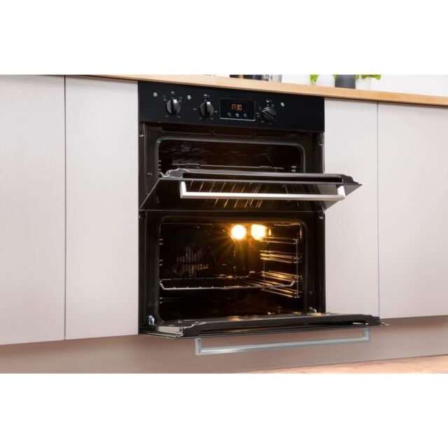 Indesit Aria IDU 6340 BL Electric Built-Under Oven - Black