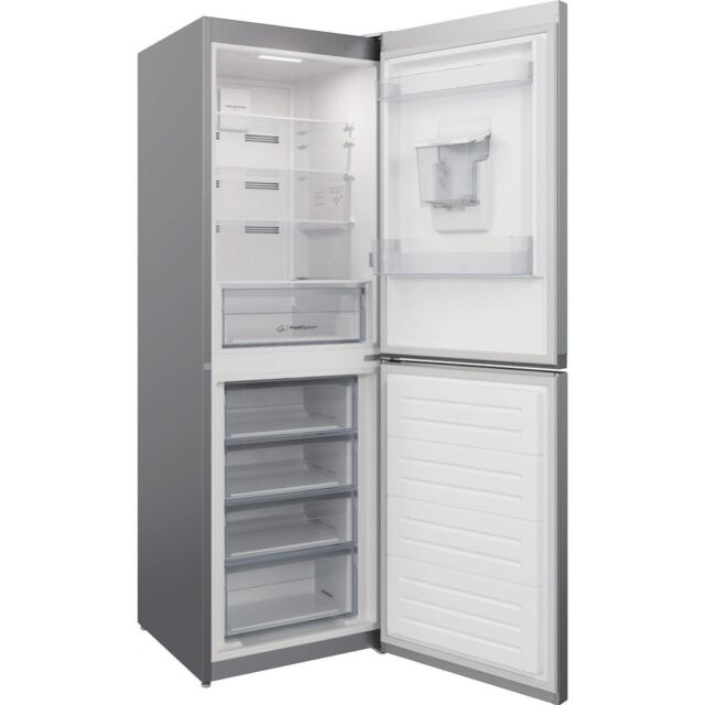 Indesit INFC850TI1SAQUA1 Freestanding Fridge Freezer - Silver