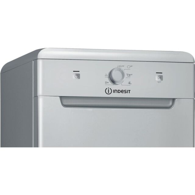 Indesit DSFE 1B10 S UK N Slimline Dishwasher - Silver