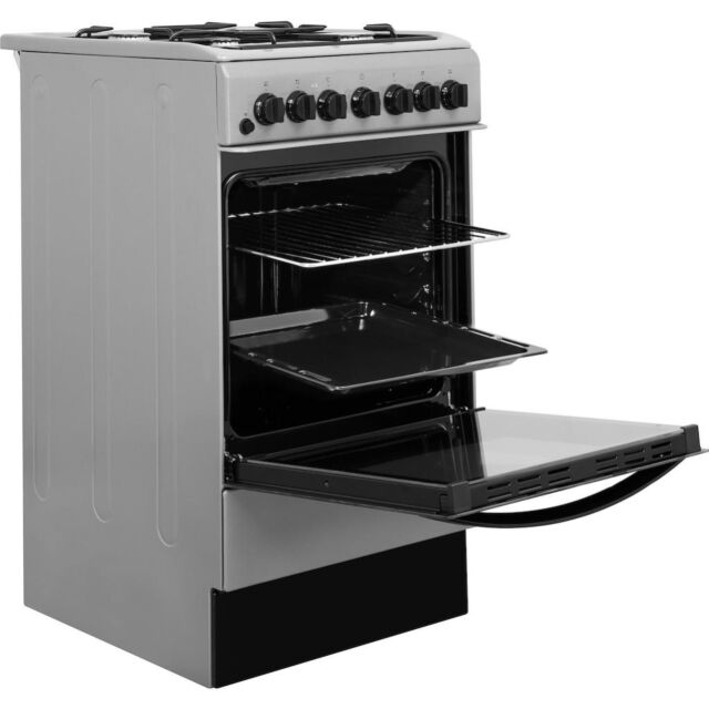 Indesit IS5G4PHSS/UK Dual Fuel Cooker - Stainless Steel