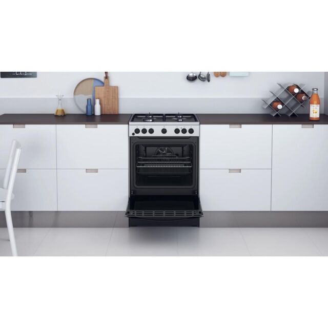 Indesit IS67G5PHX/UK Freestanding 60cm Dual Fuel Cooker