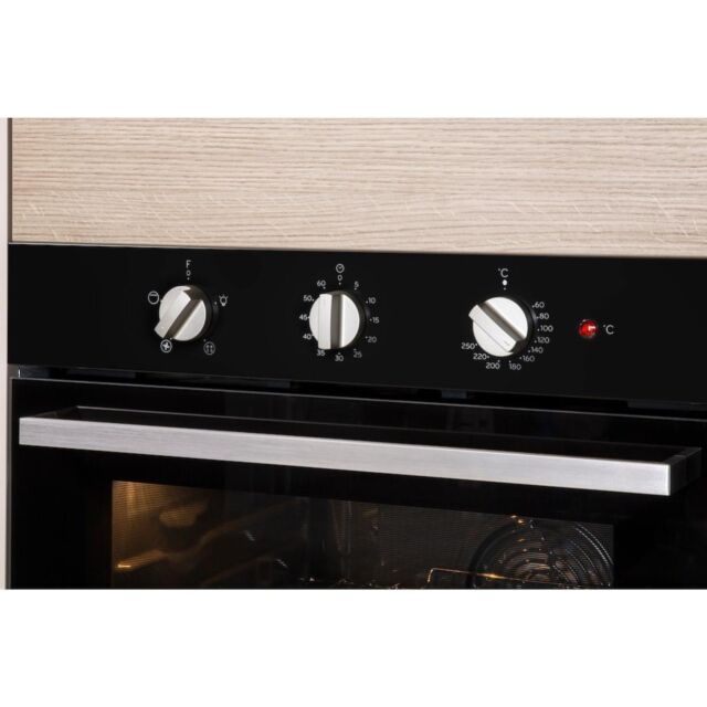 Indesit IFW 6330 BL UK Electric Single Built-In Oven - Black