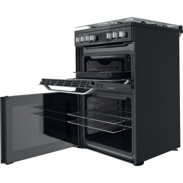 Hotpoint HDM67G9C2CB/UK Double Cooker - Black