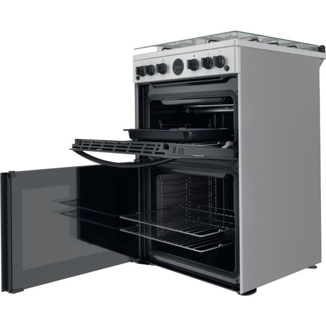 Indesit ID67G0MCX/UK Double Cooker - Inox