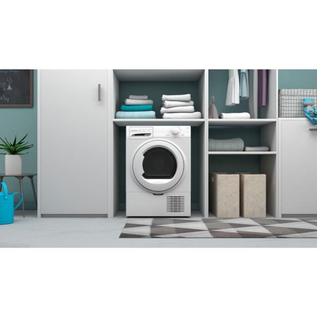 Indesit I2 D81W UK Condenser Tumble Dryer - White