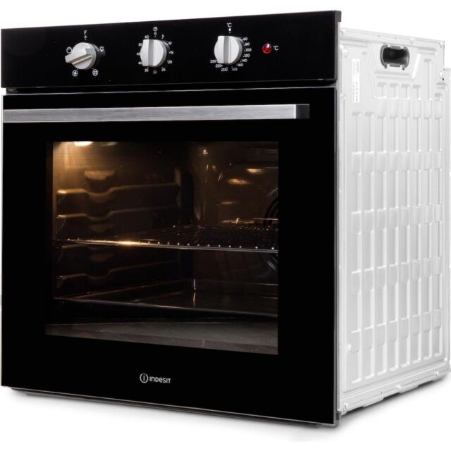 Indesit IFW 6330 BL UK Electric Single Built-In Oven - Black