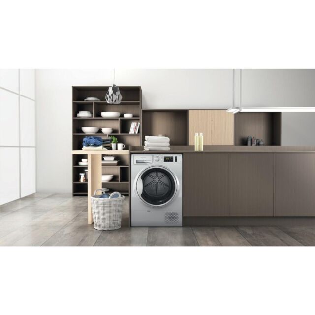 Hotpoint CreaseCare Heat Pump Tumble Dryer - Silver - 8kg - A++ Rated - NT M11 82SSK UK
