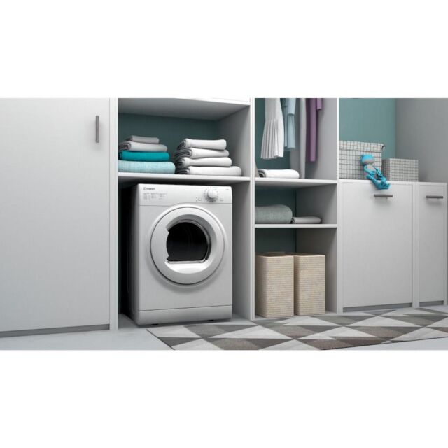 Indesit I1 D80W UK 8kg Air-Vented Tumble Dryer - White