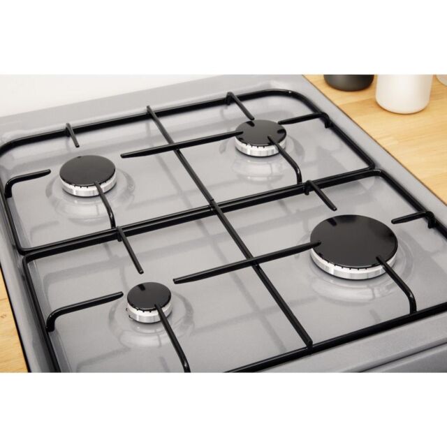 Indesit IS5G4PHSS/UK Dual Fuel Cooker - Stainless Steel