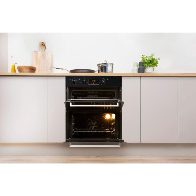 Indesit Aria IDU 6340 BL Electric Built-Under Oven - Black