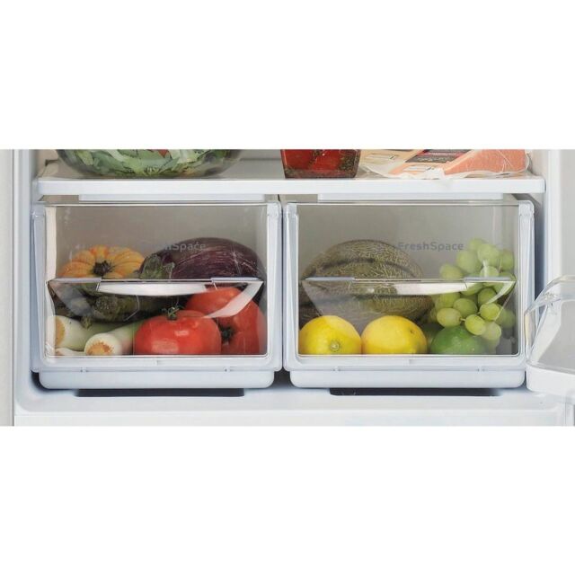 Indesit IBD 5517 S UK 1 Fridge Freezer - Silver