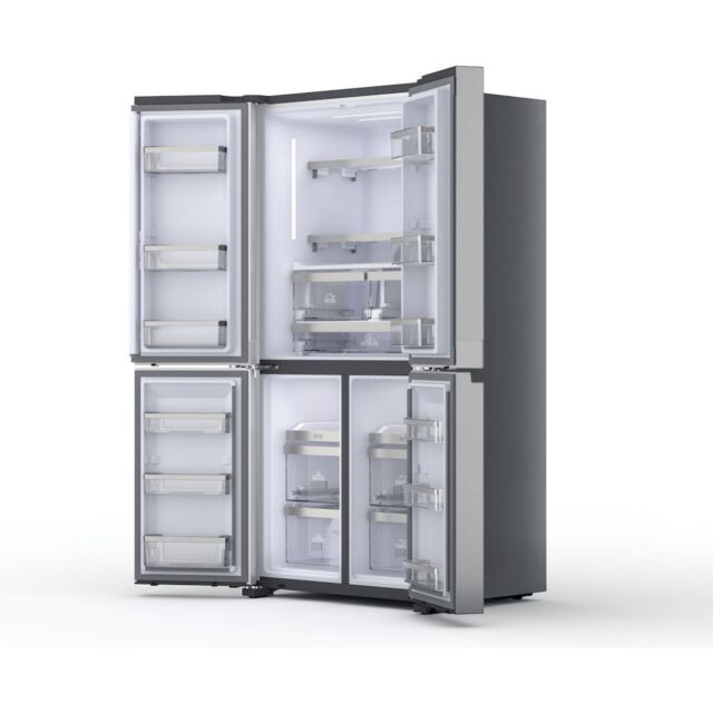 Hotpoint HQ9 M2L UK Active 4 Door Fridge Freezer - Stainless Steel