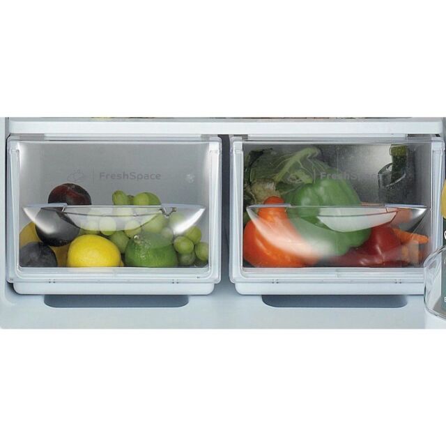 Indesit IBD 5515 B 1 Fridge Freezer - Silver