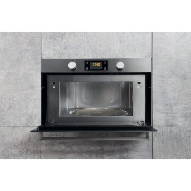 Hotpoint MD 344 IX H Built-In Microwave - Stainless Steel