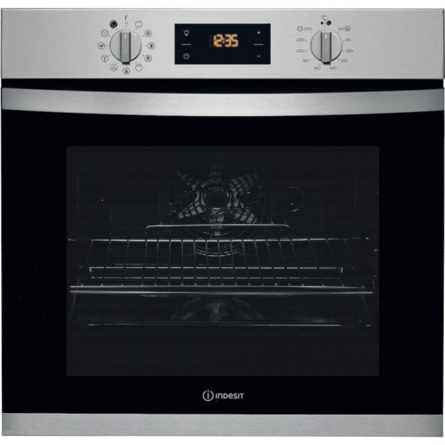 Indesit IFW 3841 P IX UK Electric Single Built-In Oven - Stainless Steel