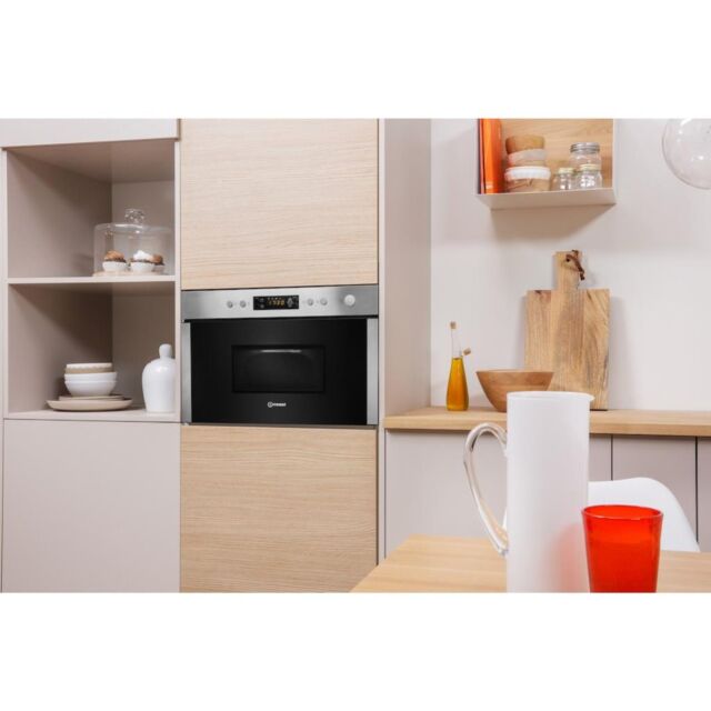 Indesit MWI 5213 IX Built-In Microwave in Stainless Steel