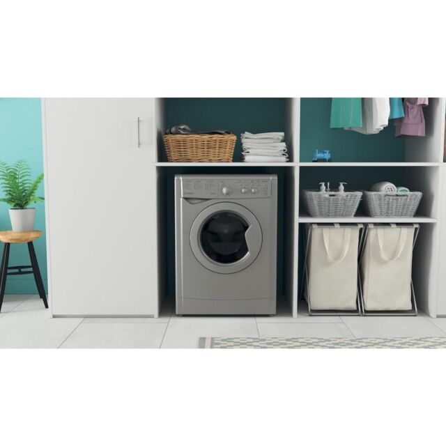 Indesit IWDC 65125 S UK N Ecotime Washer Dryer - Silver