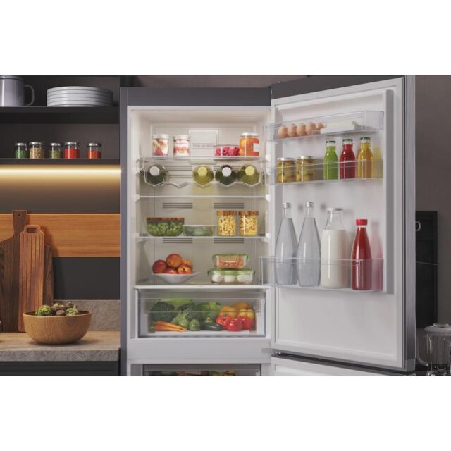 Hotpoint HTFC850TI1X1 Freestanding Fridge Freezer - Inox