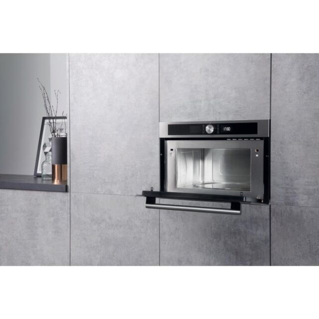 Hotpoint MD 454 IX H Built-In Microwave - Stainless Steel