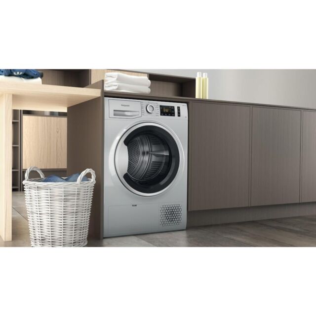 Hotpoint CreaseCare Heat Pump Tumble Dryer - Silver - 8kg - A++ Rated - NT M11 82SSK UK