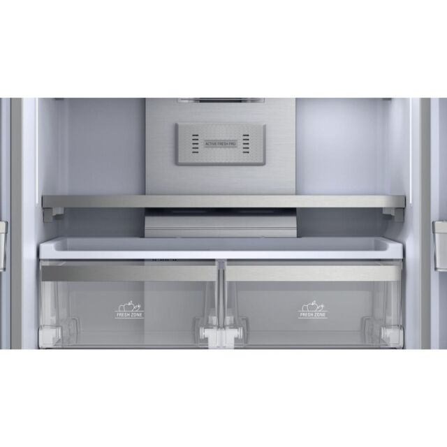 Hotpoint HQ9 M2L UK Active 4 Door Fridge Freezer - Stainless Steel