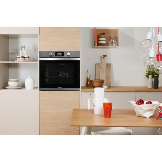 Indesit IFW 3841 P IX UK Electric Single Built-In Oven - Stainless Steel