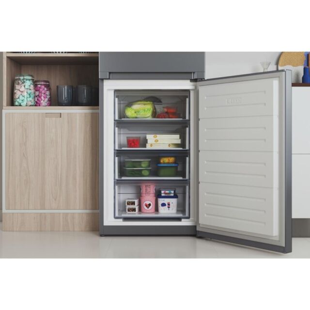Indesit IBTNF 60182 S AQUA UK Freestanding Fridge Freezer
