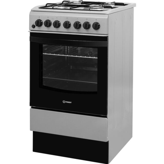 Indesit IS5G4PHSS/UK Dual Fuel Cooker - Stainless Steel